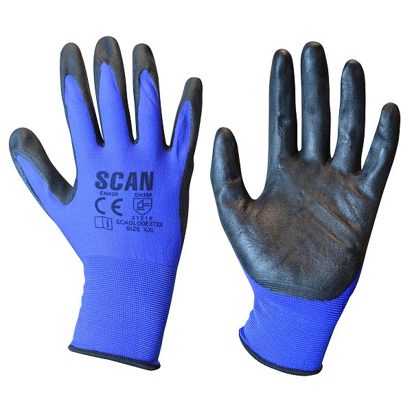 Scan Max Dexterity Nitrile Gloves