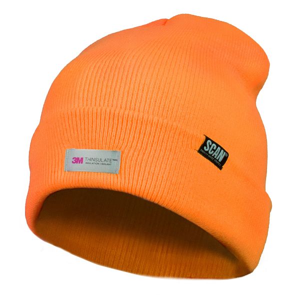 Scan Hi-Vis Thinsulate Beanie Hat Orange