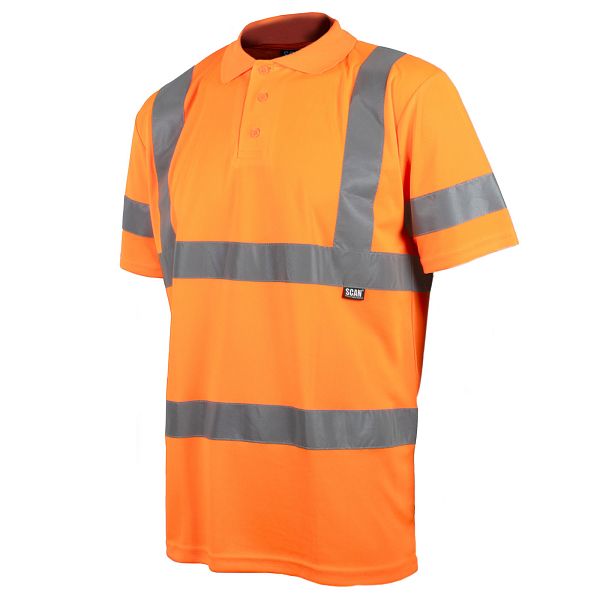 Scan Hi-Vis Polo Shirt Orange