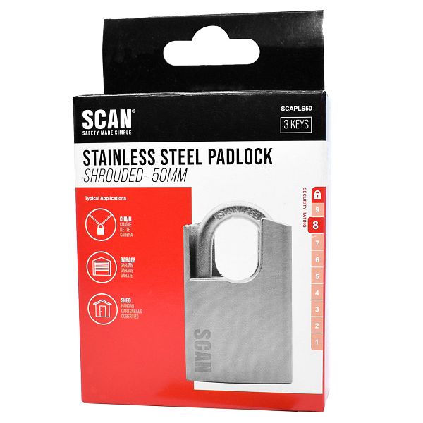 Scan Steel Shroud Padlock