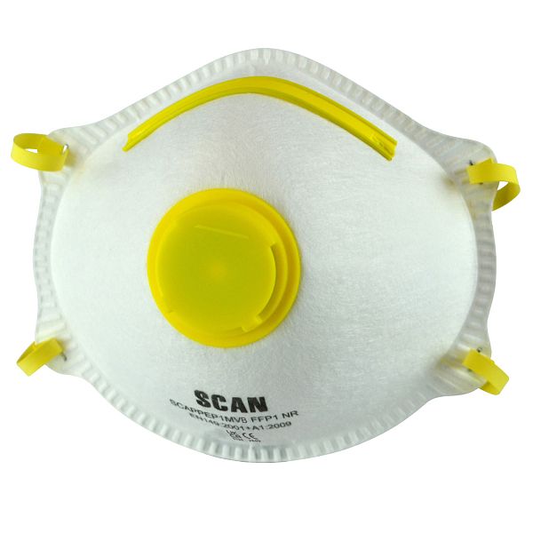 Scan Premier Valved Disposable Mask FFP1