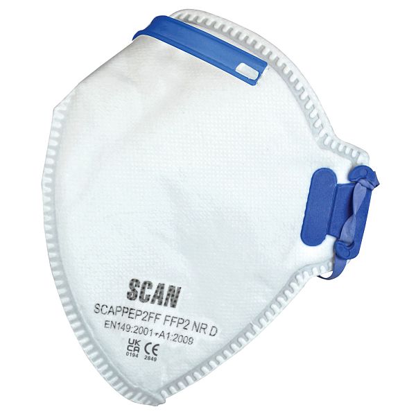 Scan Fold Flat Disposable Mask FFP2