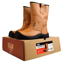 Scan Texas Dual Density Lined Rigger Boot Tan