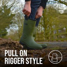 Scan Fleece Lined Wellingtons