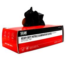 Scan Nitrile Disposable Gloves Heavy-Duty (Box of 100)