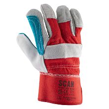 Scan Heavy-duty Rigger Cowsplit Leather Gloves