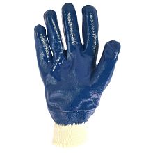Scan Nitrile Knitwrist Heavy-Duty Gloves