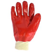 Scan PVC Knitwrist Cotton Gloves