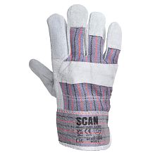 Scan Canadian Rigger Cowsplit Leather Gloves