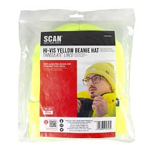 Scan Hi-Vis Thinsulate Beanie Hat Yellow