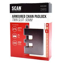 Scan Armoured Chain Padlock