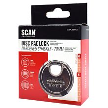 Scan Stainless Steel Discus Combination Padlock
