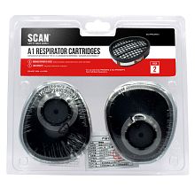 Scan Twin Half Mask A1 Filter Cartridge (Pack of 2)