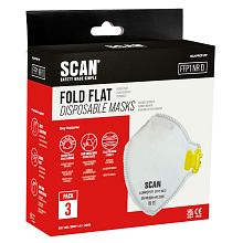 Scan Fold Flat Disposable Mask FFP1