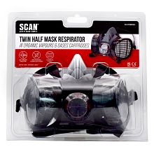 Scan Twin Half Mask Respirator with A1 Cartridges